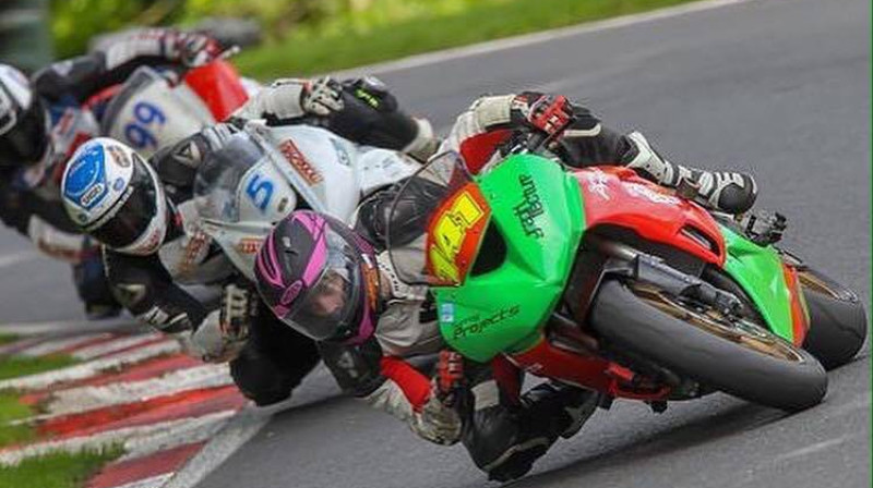 Jānis Eglītis "Cadwell Park" trasē
Foto: no sportista arhīva