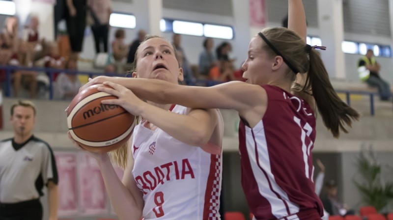 Māra Mote: trīs tālmetieni zaudējumā pret Horvātiju
Foto: fiba.com