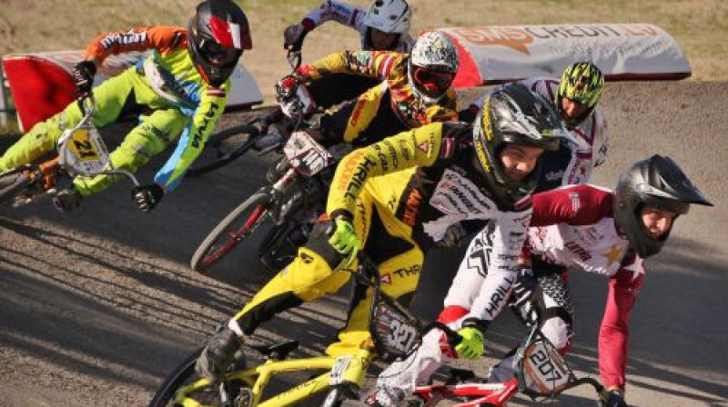 Spraigas cīņas "SMScredit.lv BMX čempionātā"
Foto: Ervijs Rītiņš