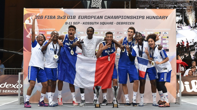Eiropas 3x3 U18 čempioni - Francijas basketbolisti
FIBA foto