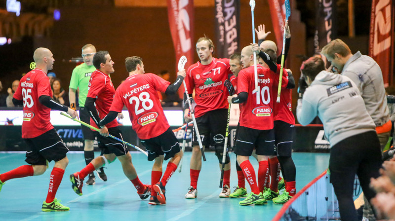 Lielvārdieši guvuši izšķirošos vārtus
Foto: Ritvars Raits, floorball.lv