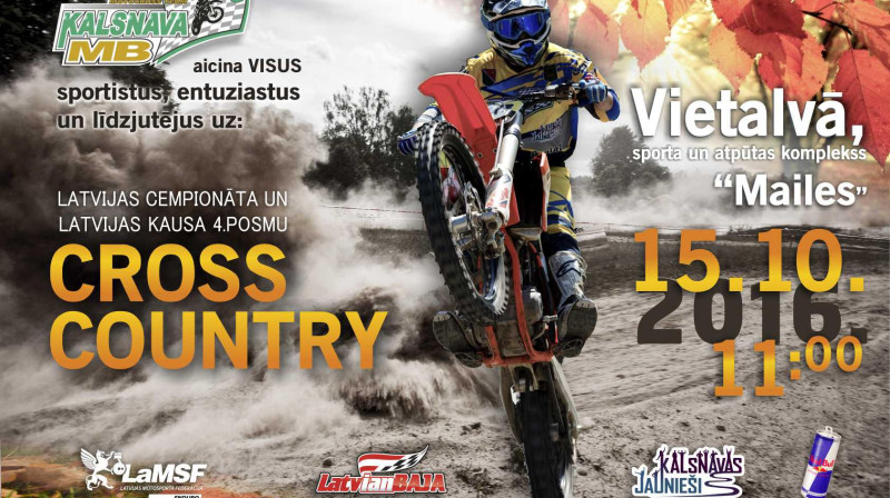 Cross Country sezonas noslēgums jau šonedēļ Vietalvā