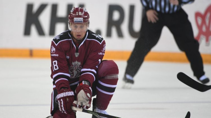 Georgijs Pujacs, "Dinamo" vienīgo vārtu autors
Foto: Romāns Kokšarovs/F64