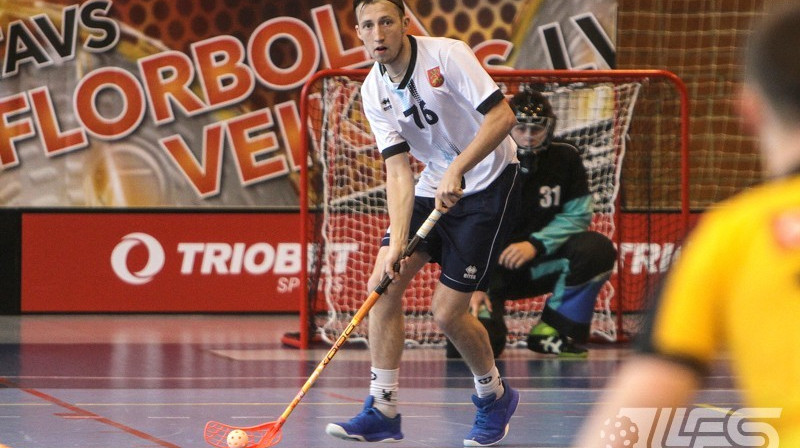 Aivis Barkovskis vēl FK "Bauska" formā
Foto: Floorball.lv