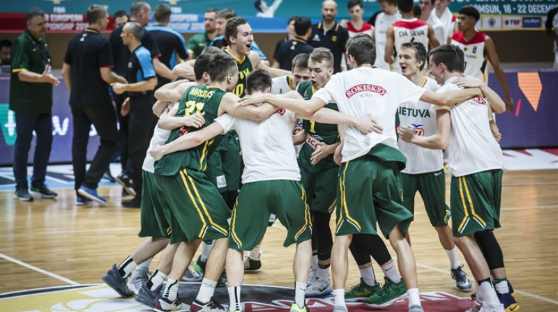 Lietuvas U18 izlase: piektais Eiropas fināls 11 gadu laikā
Foto: fiba.com