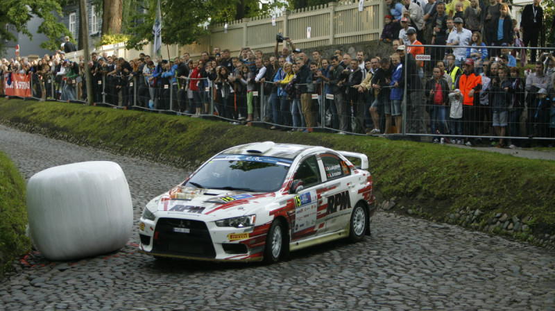 Lukjaņuka "Evo X" ERC posmā Igaunijā
Foto: rallyestonia.com