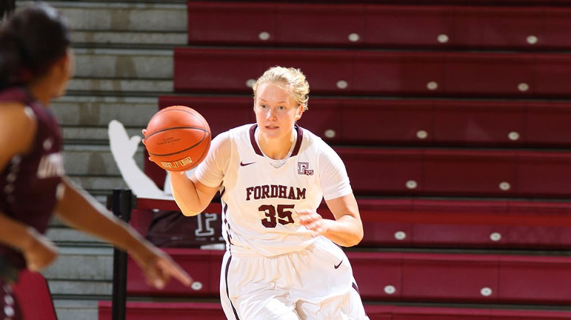 Kate Krēsliņa un "Fordham": piektā vieta "Atlantic 10" regulārajā sezonā
Foto: Fordham