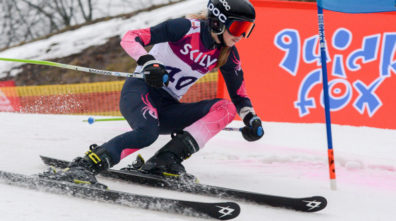 Uzvarētāja U6 meitenēm E.Zalāne. Foto: Infoski.lv, E.Lukšo