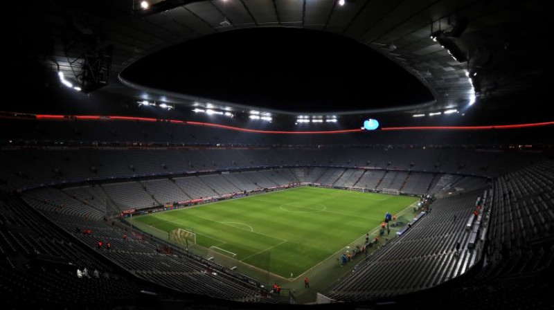 Minhenes "Bayern" stadions "Allienz Arena"
Foto:  EMPICS Sport/Scanpix