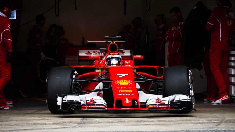 Kimi Raikonens ar jauno "Ferrari"
Foto: Sipa USA/Scanpix