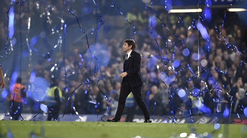 Londonas ''Chelsea'' galvenais treneris Antonio Konte
Foto: Reuters/Scanpix