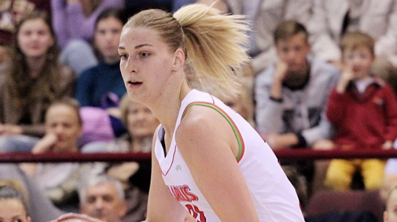 Marija Popova šosezon bija Kristīnes Vītolas kolēģe Turcijas klubā "Galatasaray"
Foto: bbf.by