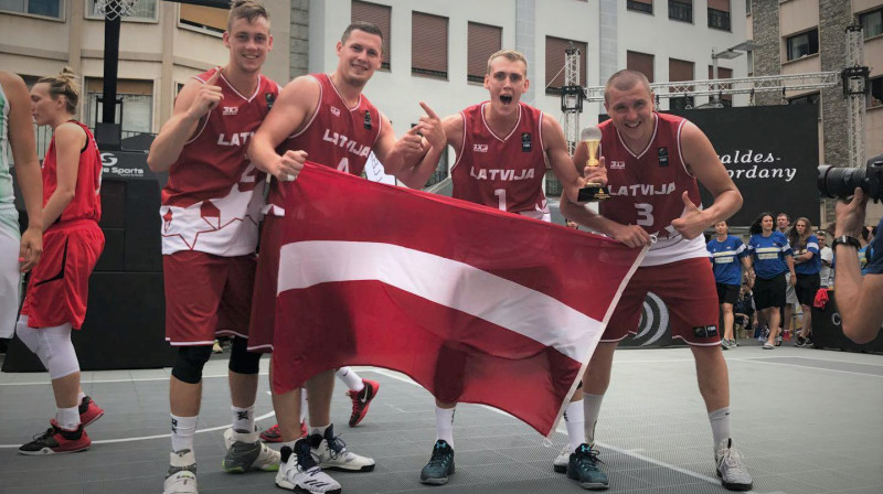 Latvijas 3x3 izlases basketbolisti triumfējuši Andorā
Publicitātes foto