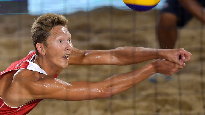 Mihails Samoilovs 
Foto: u21.2017.beachvolleyball.fivb.com