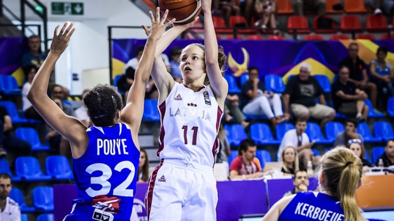 Māra Mote: 17 punkti spēlē pret Franciju
Foto: FIBA