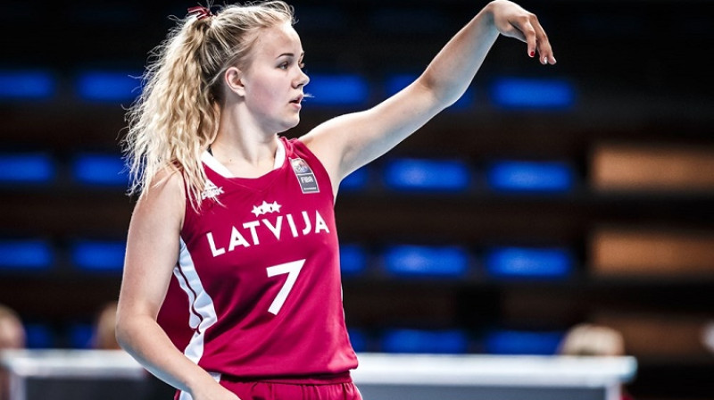 Marianna Kļaviņa spēlē pret Mali
Foto: FIBA