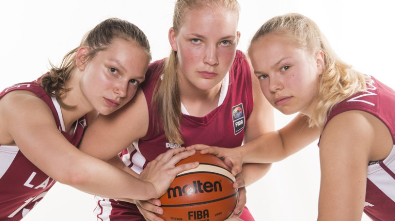 Anita Miķelsone, Laura Meldere un Jete Nulle
Foto: FIBA