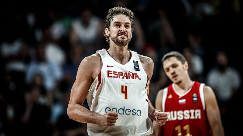 Pau Gazols atgriežas izlasē. Foto: FIBA