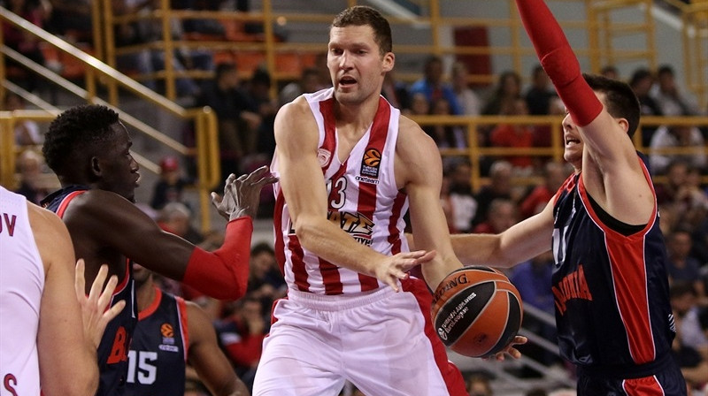 Jānis Strēlnieks un "Olympiacos"
Foto: euroleague.net