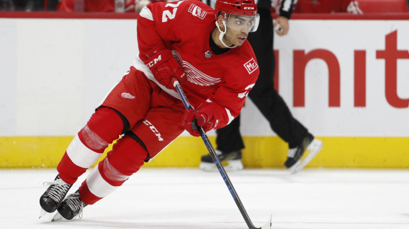 Divu vārtu autors, "Red Wings" uzbrucējs Andreass Atanasiu
Foto: USA Today Sports/Scanpix