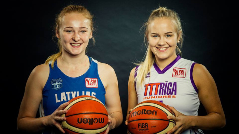 Ieva Jundase un Marianna Kļaviņa
Foto: Basket.lv