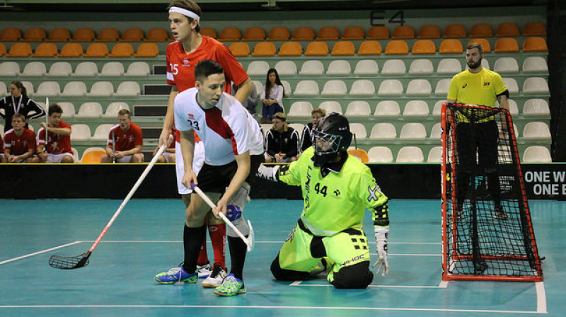 Pat ja neizdodas uzvarēt novēģus, līdzvērtīgs rezultāts var pavērt labas perspektīvas Austrijas florbolistiem
Foto: IFF Floorball