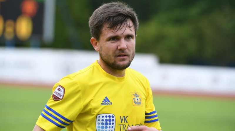 Jurijs Žigajevs vēl "Ventspils" sastāvā
Foto: Romāns Kokšarovs/f64