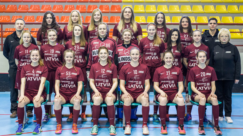 Latvijas sieviešu U19 izlase
Foto: floorball.lv