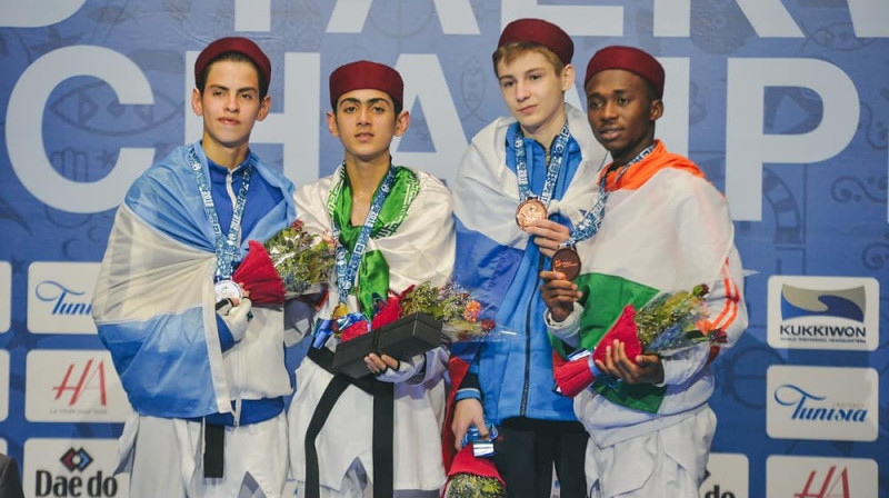 Taekvondo laureāti Tunisijā 
Foto: World Taekwondo