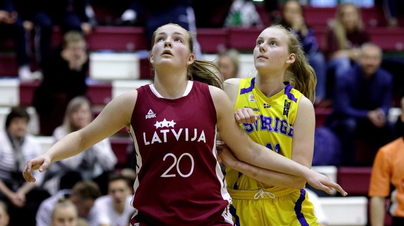 Laura Meldere: 18 punkti un deviņas atlēkušās bumbas pret Somijas U18 izlasi
Foto: basket.ee