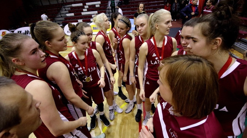 Latvijas U18 meitenes
Foto: Basket.ee