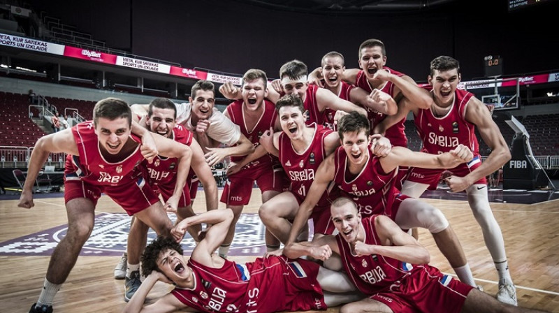 Serbijas U18 izlase: sestais fināls 12 gadu laikā
Foto: FIBA