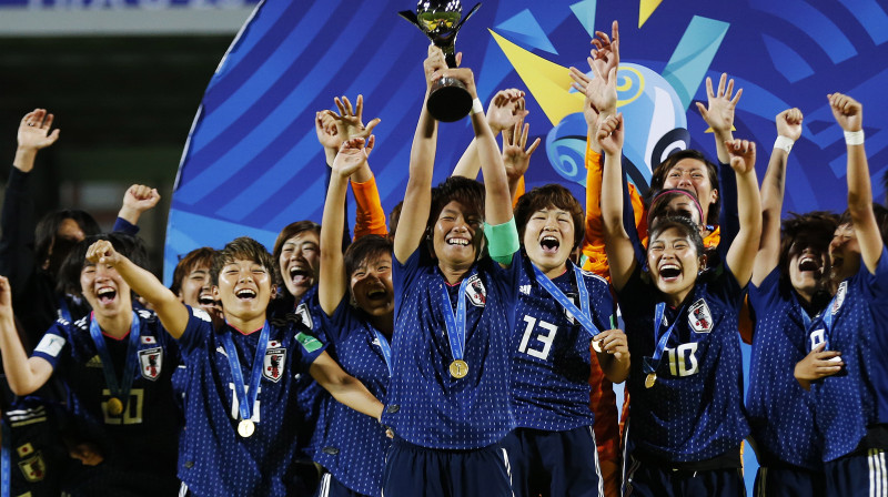 Japānas U20 izlase pēc triumfa Pasaules kausā 
Foto: Xinhua / Scanpix