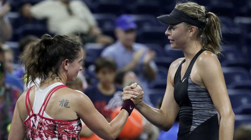 Patija Šnīdere un Marija Šarapova
Foto: AP/Scanpix