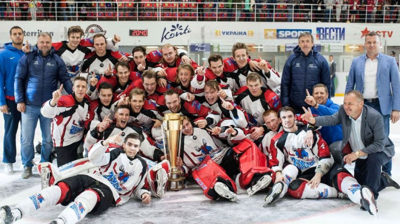 "Zemgale/LLU" ar "Donbass Cup" čempionu kausu
Foto: Hcdonbass.com