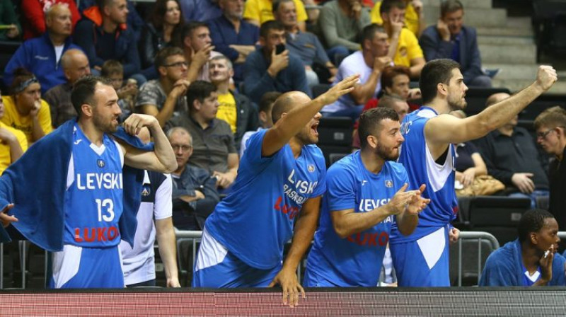 "Levski" basketbolisti Šauļos. Foto: FIBA