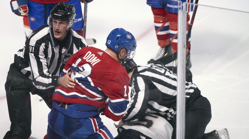 Makss Domi un Ērons Ekblads. Foto: AP/Scanpix