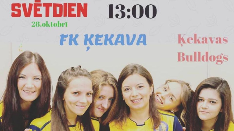 FK "Ķekava" dāmas gatavas uzņemt allaž principiālo "Ķekavas Bulldogs"