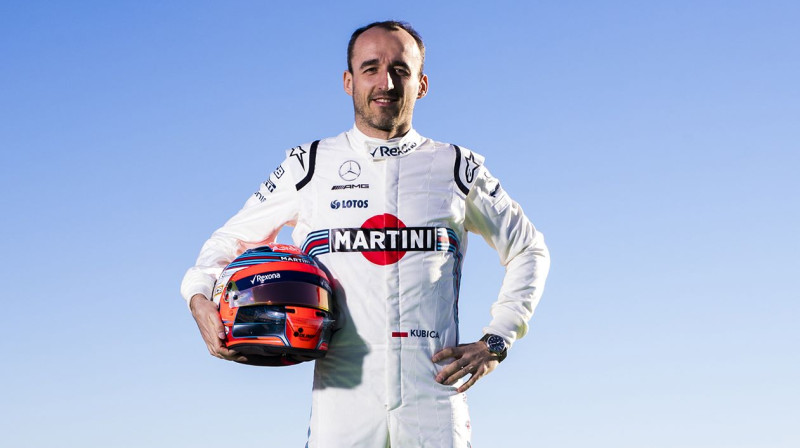 Roberts Kubica. Foto: Martini Williams F1 Team