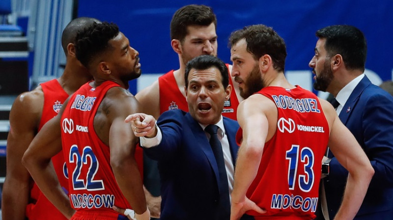 Dimitris Itudis un CSKA basketbolisti. Foto: Scanpix