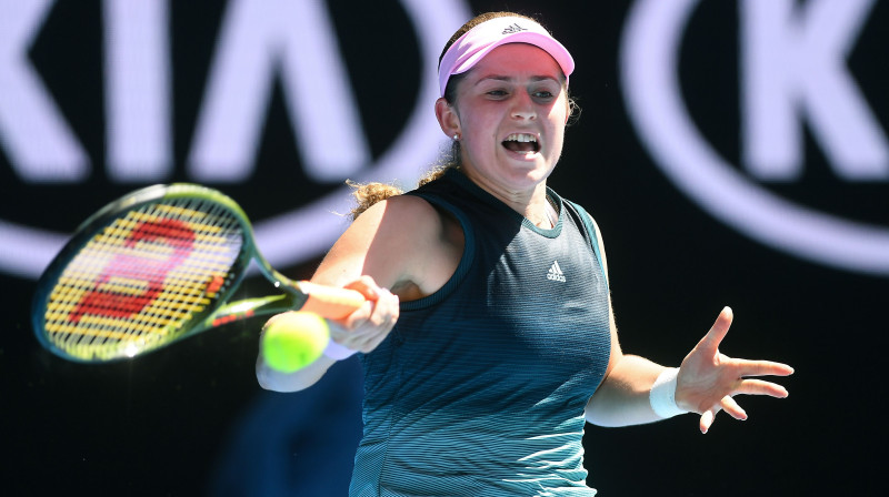 Aļona Ostapenko. Foto: EPA/Scanpix