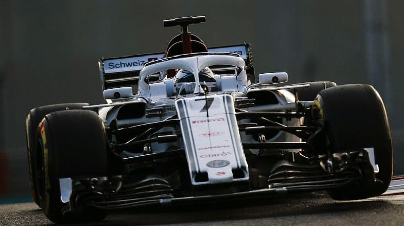 Kimi Raikonens veic testus "Sauber" komandā. Foto: Alfa Romeo Sauber F1