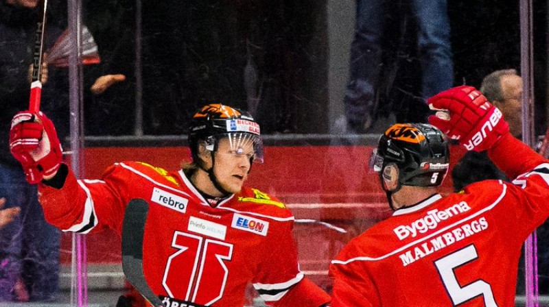 Rodrigo Ābols. Foto: Johan Bernström / Bildbyrån / Örebro Hockey