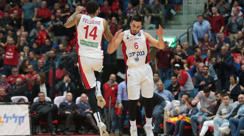 Jeruzalemes "Hapoel" basketbolisti. Foto: FIBA