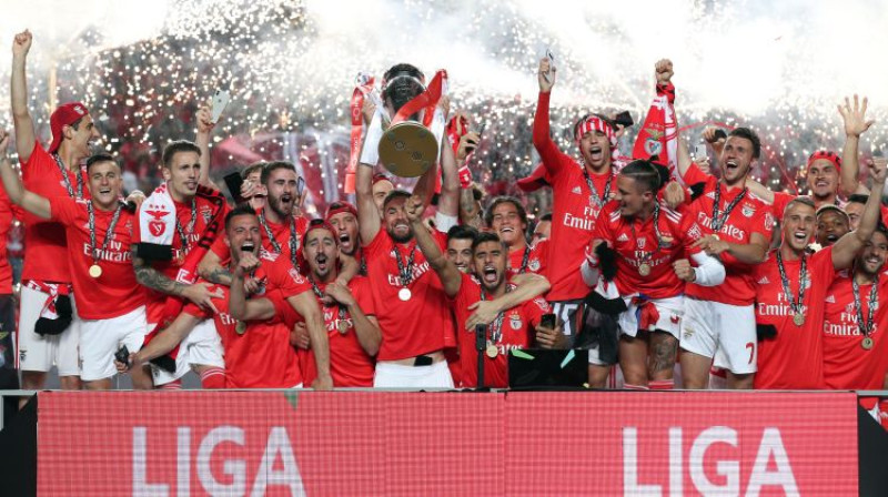 "Benfica" svin titulu. Foto: CHINE NOUVELLE/SIPA/Scanpix