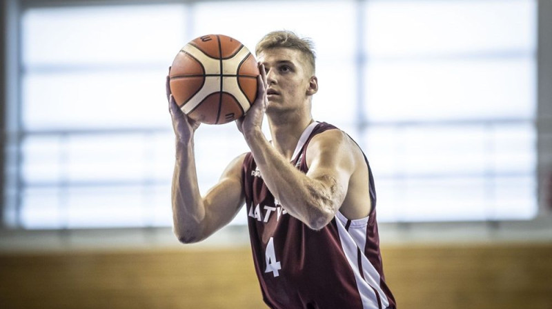 Dāvids Vīksne. Foto: FIBA