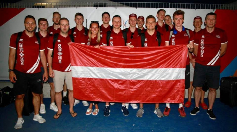 Latvijas studentu basketbola izlase. Foto: Latvijas Augstskolu sporta savienība