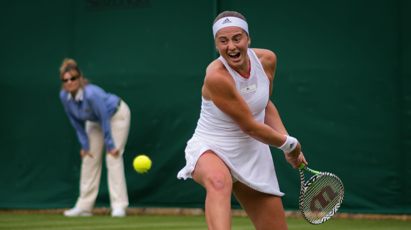 Aļona Ostapenko. Foto: Zuma Press/Scanpix