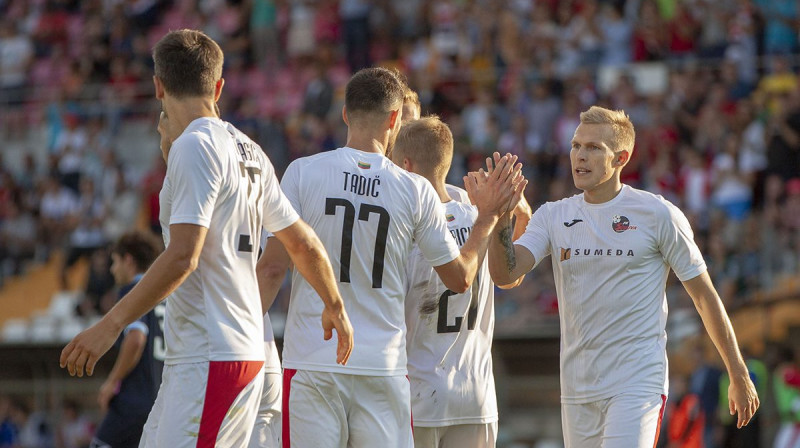 Marijampoles "Sūduva" futbolisti. Foto: fksuduva.lt