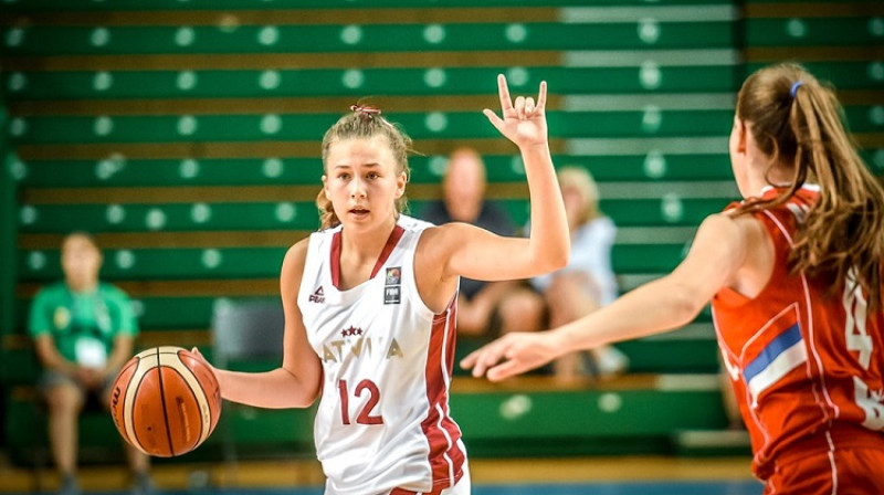 Vanesa Jasa: 16 punkti pret Franciju. Foto: FIBA